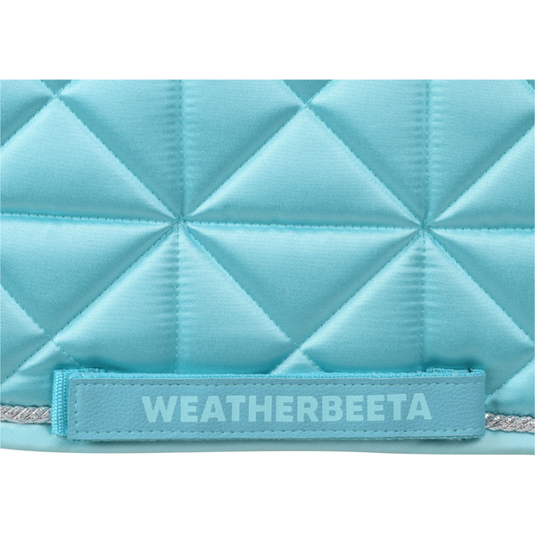 2026 WeatherBeeta Satin Luxe Air-Tec Dressage Saddle Pad 1030348001 - Aqua
